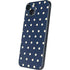 Blue and Cream Polka Dots iPhone 14 Plus Skin